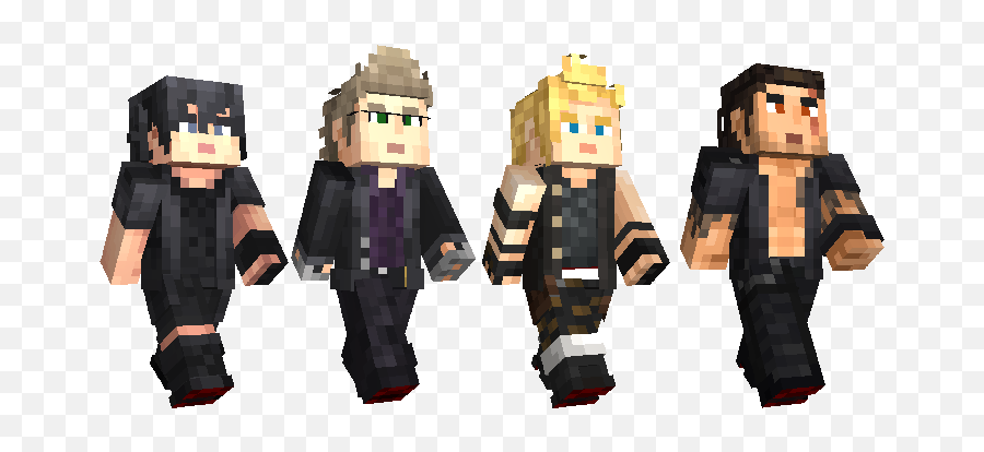 Final Fantasy Xv Skin Pack Out Now Minecraft Emoji,Minecraft Skin Masked Emotions