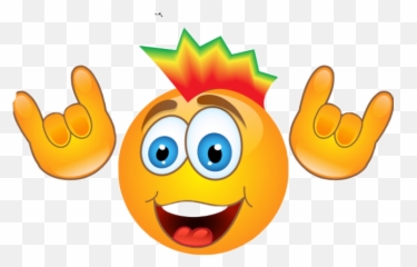 Emoji Rockon Devilhorns Like Sticker,Punk Emoji