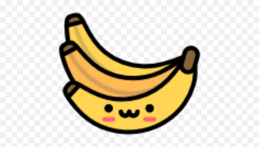 Download Clip Free Library Banana Cute Yellow Emotions - Clipart Banana Cute Emoji,Cute Emotions