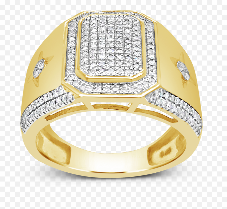 Diamond Ring 49 Ctw Round Cut 10k Yellow Gold U2013 Exotic Diamonds Emoji,Diamond Emoji Face
