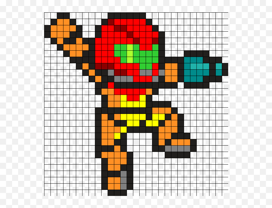 Kandi Patterns - View User Samus Perler Bead Pattern Emoji,Metroid Emoji