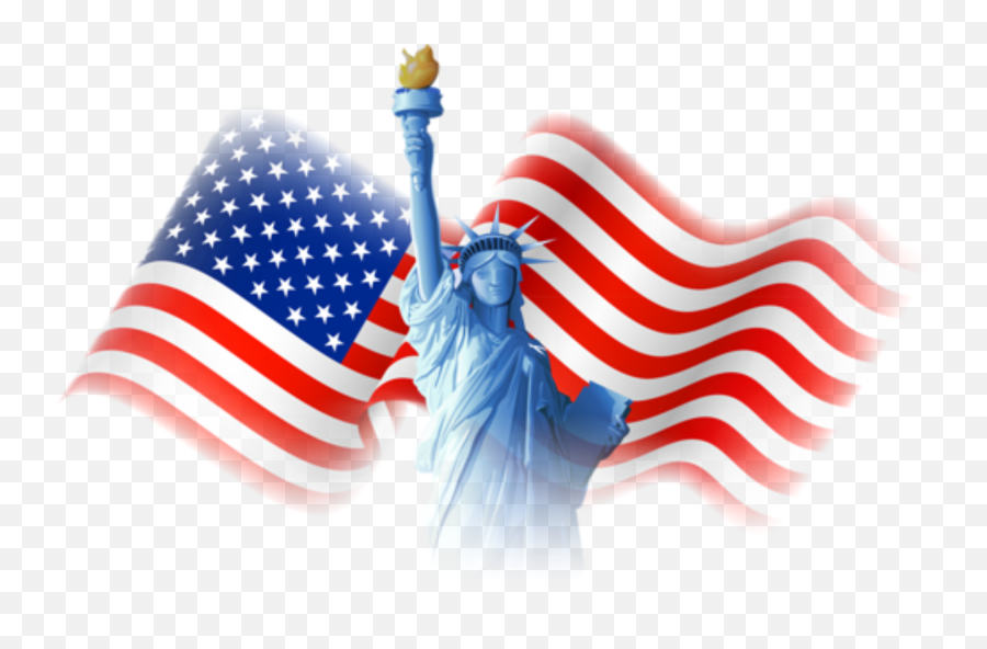 U - American Flag Flying Transparent Emoji,Usflag Emoji