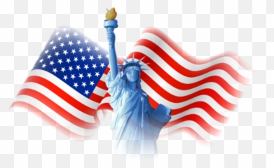 U - American Flag Flying Transparent Emoji,Usflag Emoji