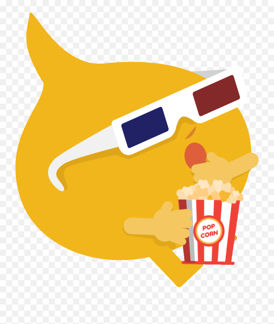 Buncee - All About Me 3d Glass Emoji,Eating Popcorn Emoji Gif