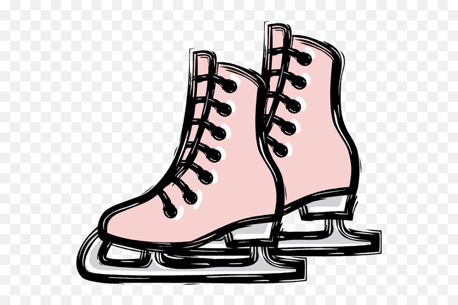 Clipart Shoes Ice Skate Clipart Shoes Ice Skate Transparent - Ice Skates Clipart Transparent Emoji,Roller Skate Emoji