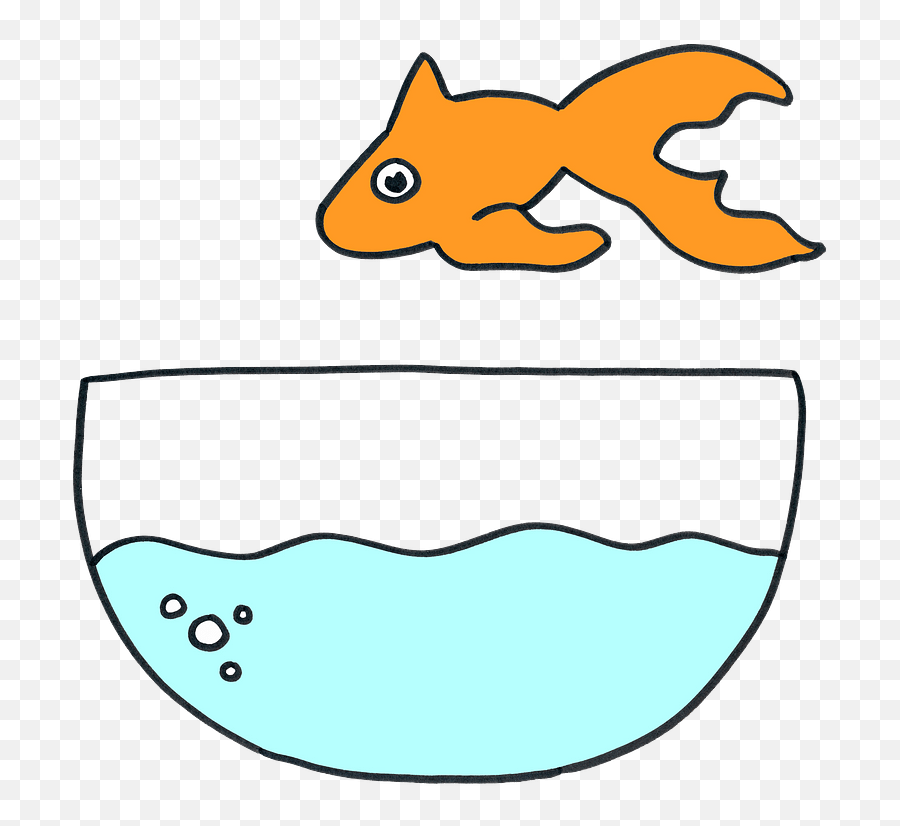Goldfish In The Aquarium Clipart Free Download Transparent - Empty Emoji,Gold Fish Emoji