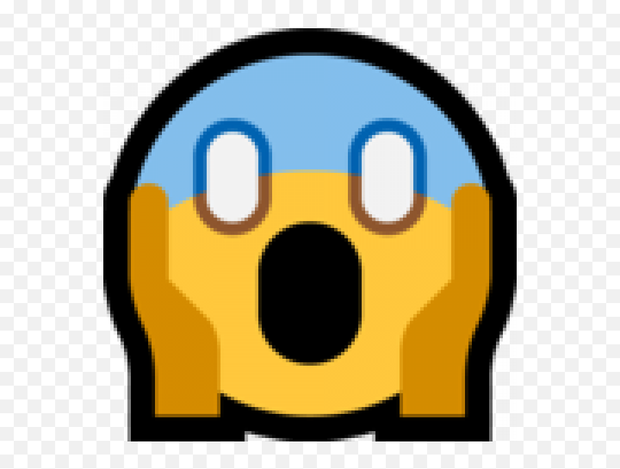 Fear Emoji Png Transparent Images - Microsoft,Screaming Emoji