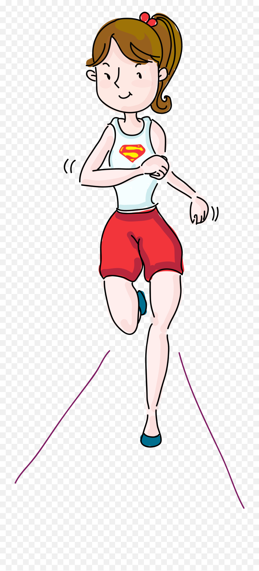 Muscle Clipart Running Muscle Running - Tips For Running Fast Emoji,Girl Running Emoji