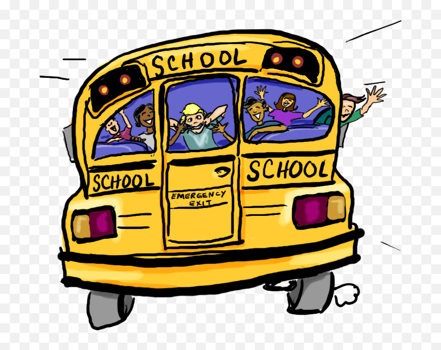 Goodbye Clipart School Bus Goodbye School Bus Transparent - School Bus Clipart Emoji,Bus Stop Emoji