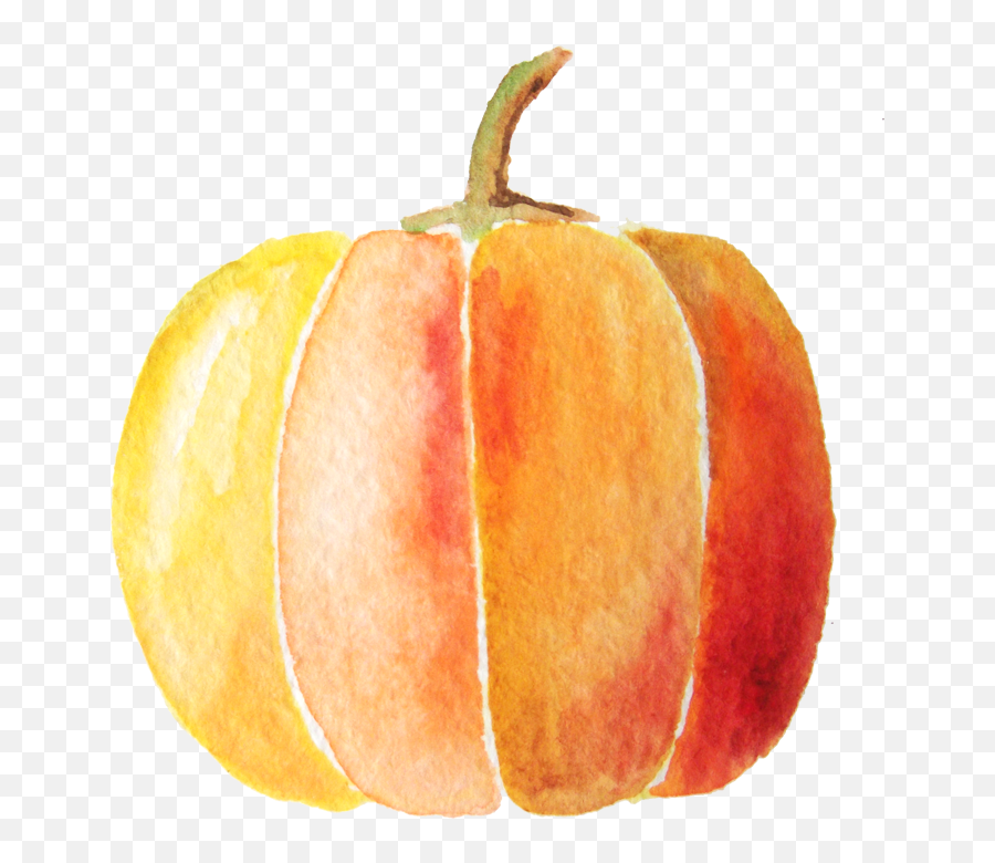Pumpkin Spice Latte Transprent - Transparent Watercolor Pumpkin Png Emoji,Pumpkin Spice Emoji