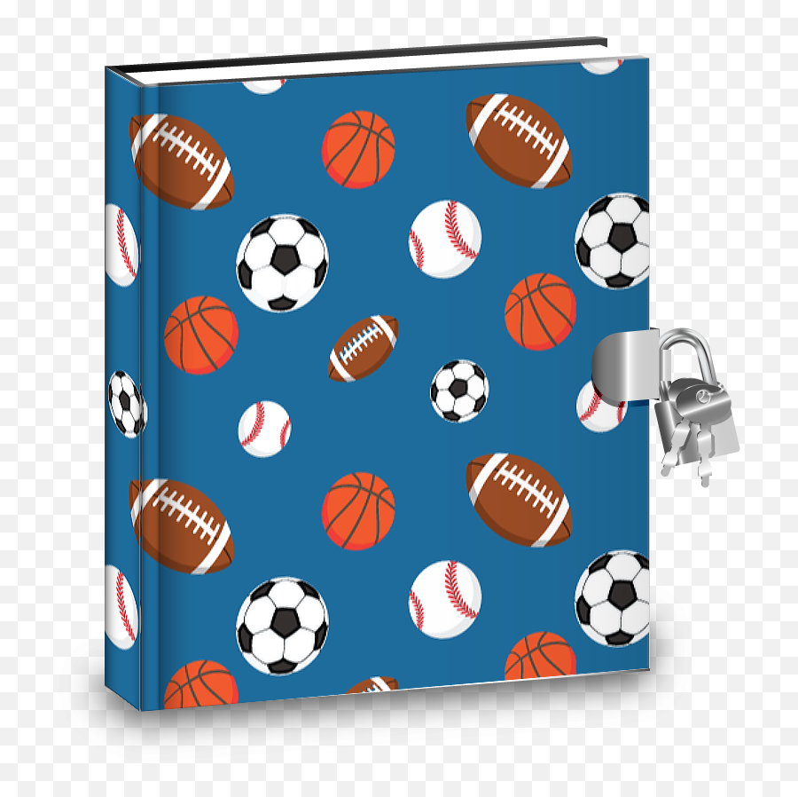 Gift Idea Sports Kids Diary With Lock U2013 Birthdaygalorecom - For Soccer Emoji,Free Emoji Stickers For Kids