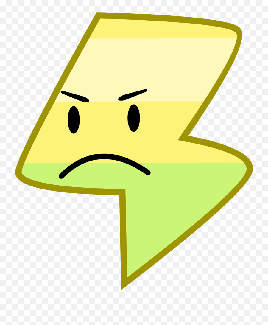 Lightning - Battle For Bfdi Linghtning Emoji,Text Emoticons Lightning Bolt