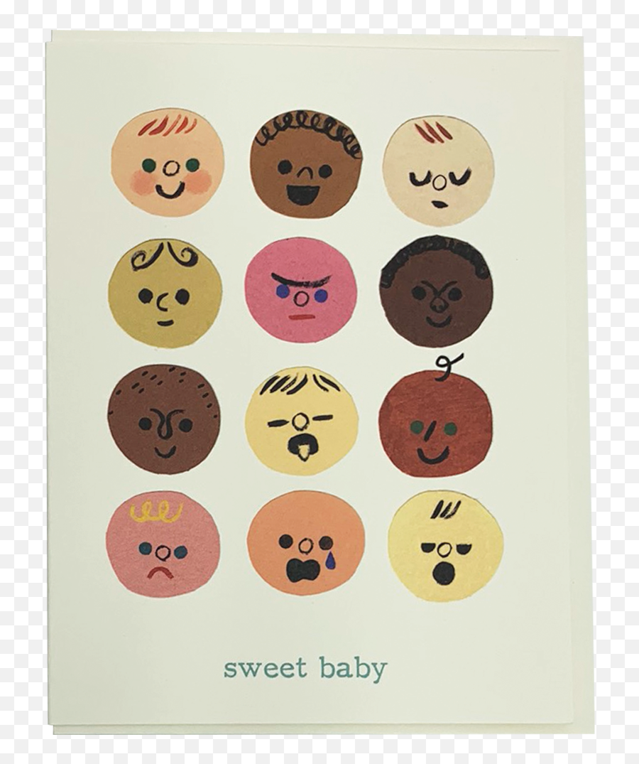 Baby Faces - Christian Robinson Art Emoji,Mini Emoticon Stamps