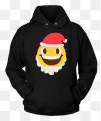 Funny Christmas Costume Cute Emoji Santa Claus Smile Shirts - Trucker Apparel,Smile Santa Emoticons