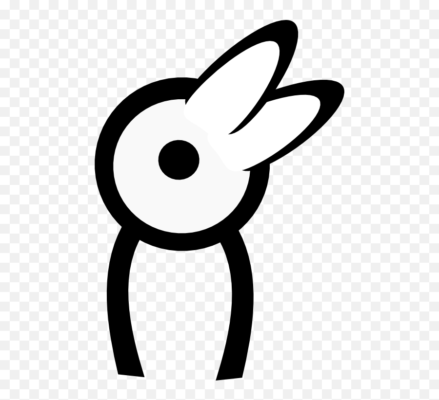 Duck Or Bunny Clipart - Bunny Or Duck Clipart Emoji,Simple Rabbit Emoticons