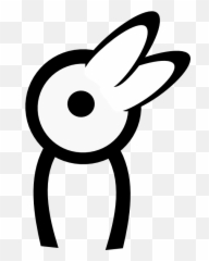 Duck Or Bunny Clipart - Bunny Or Duck Clipart Emoji,Simple Rabbit Emoticons