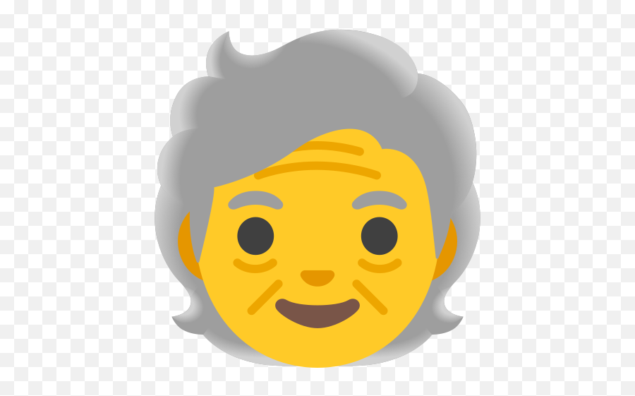 Older Person Emoji - Elder Emoji,Old Man Emoticon