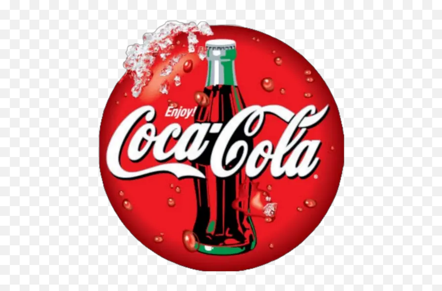 Coca Cola Sticker Für Whatsapp - Coca Cola Circle Logo Emoji,Coke Emoji