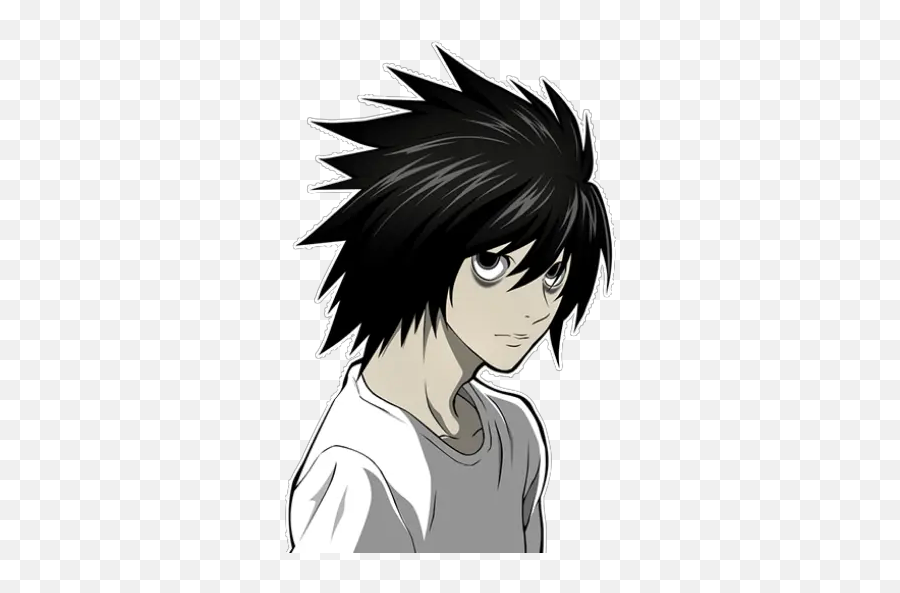 Sticker Maker - Death Note L Death Note Png Emoji,Fondos Para Whatsapp Emojis