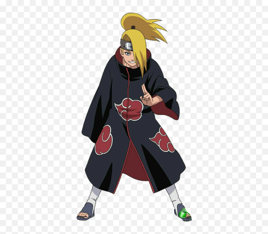 The Coolest Anime Stickers On Picsart - Deidara By Maxiuchiha22 Png Emoji,Anime Face Sweattdrop Text Emoticons