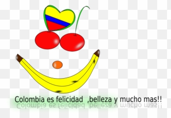 Colombia Feliz - Openclipart Happy Emoji,Status Feliz Com Emoticons