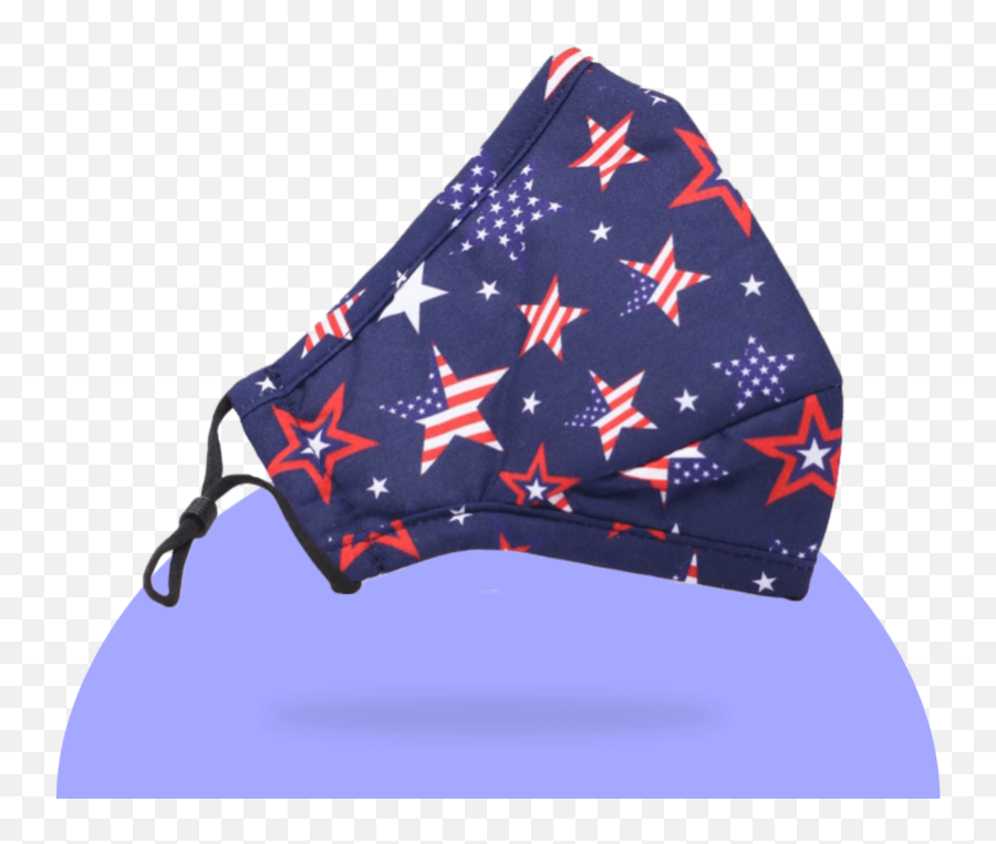 Cotton Face Mask Star Spangled - American Emoji,Mix Of Emotions Facial Display