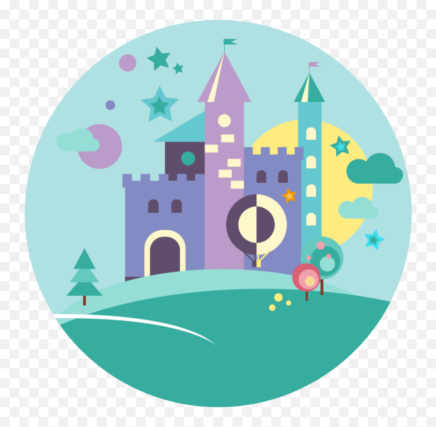 Tapis Vinyl Enfant Château De Dessin Animé Mignon - Open Book Book Vector Png Emoji,Emoji Dessin Animé