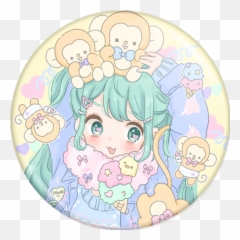 Manamoko - Badges Vocaloid Phooey Shop Hình Nh Màu Emoji,Love Emotion Chibi