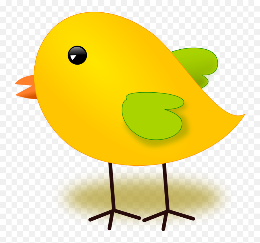Cartoon Yellow Bird On Egg Free Image Download - Clipart Yellow Bird Emoji,Bird Emoticon Thank You