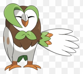 Pokemon Moon Day 49 - Rowlet Evolution Emoji,Owl Emotions Sort