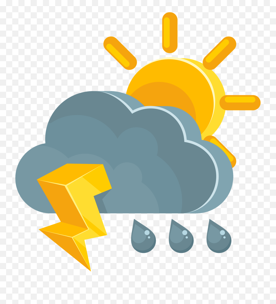 Weather Icon Clipart - Weather Icon Emoji,Weather Emojis Icon