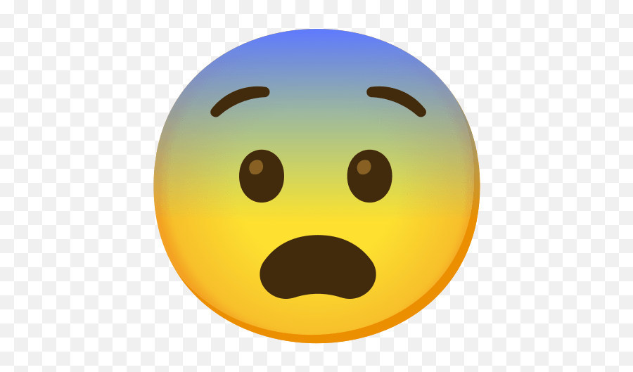 Frightened Face - Petrified Emoji,Emoticon Of Someone On The Toilet