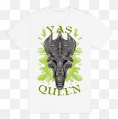 Alien Xenomorph T - Short Sleeve Emoji,Yas Queen Emoji