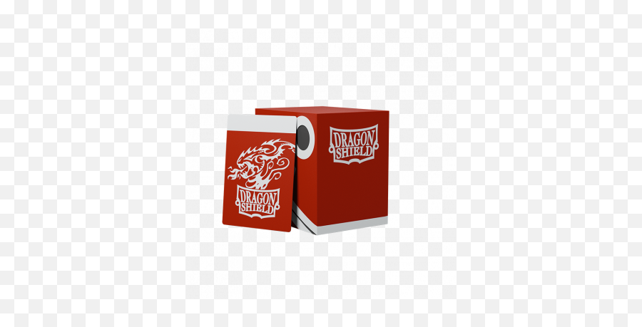 Card Deck Box Double Shell Dragon Shield Redblack Boxes - Ds Double Shell Black Black Emoji,Justice Emoji Birthday Box