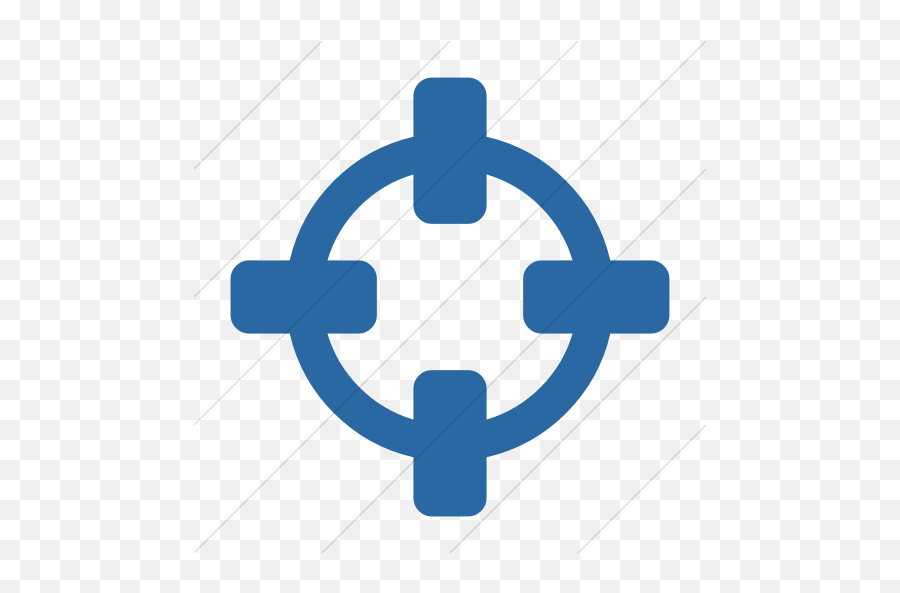 Bootstrap Font Awesome Crosshairs Icon - Crosshair Png Emoji,Crosshairs Emoticon