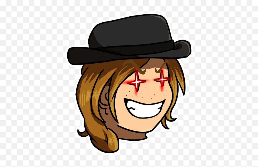 Red Dead Redemption 2 Sticker Pack - Costume Hat Emoji,Imoji Dead Emoji