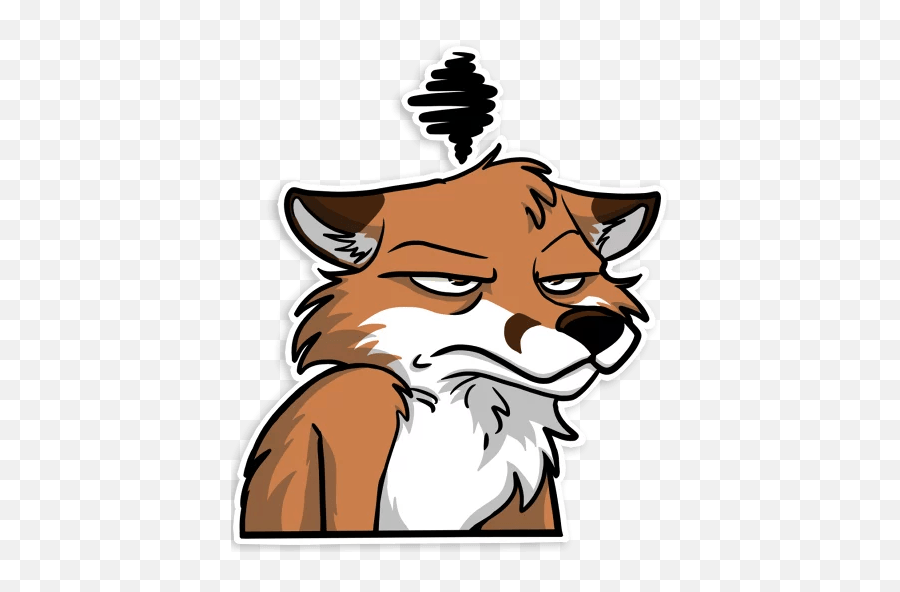 Mood Fox - Telegram Sticker Emoji,Emoticon Stickers Telegram Wolf