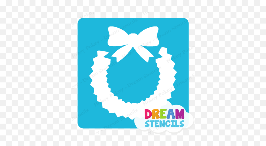 Hokey Pokey Dream Stencils Christmas And Winter Emoji,How To Make Fb Emoticons Wreath