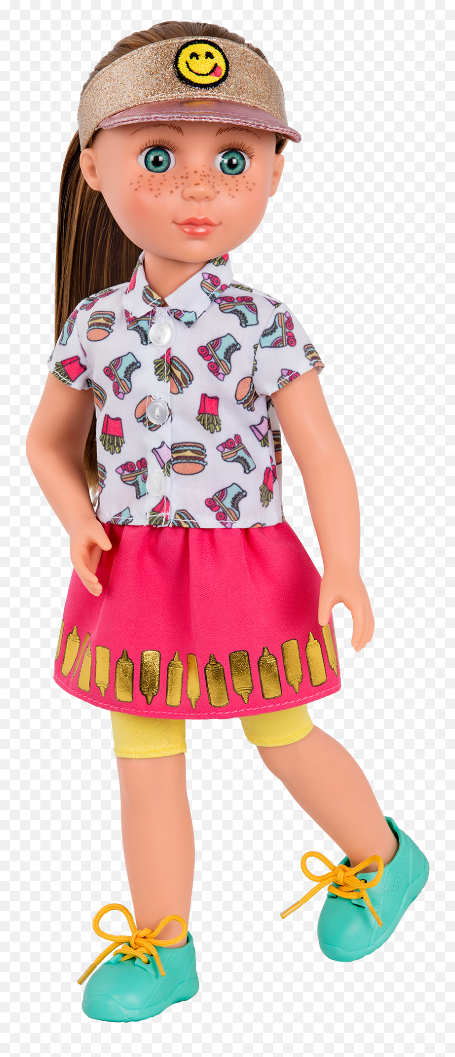 Stivie 14 - Inch Poseable Dolls Glitter Girls Emoji,Emoji Themed Clothes