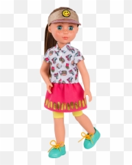 Stivie 14 - Inch Poseable Dolls Glitter Girls Emoji,Emoji Themed Clothes
