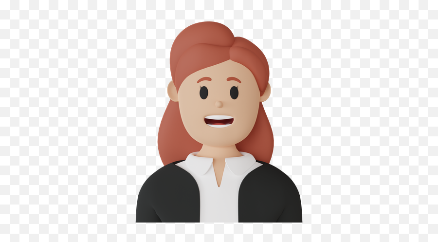 Premium Business Woman 3d Illustration Download In Png Obj Emoji,Person In Hole Emoji