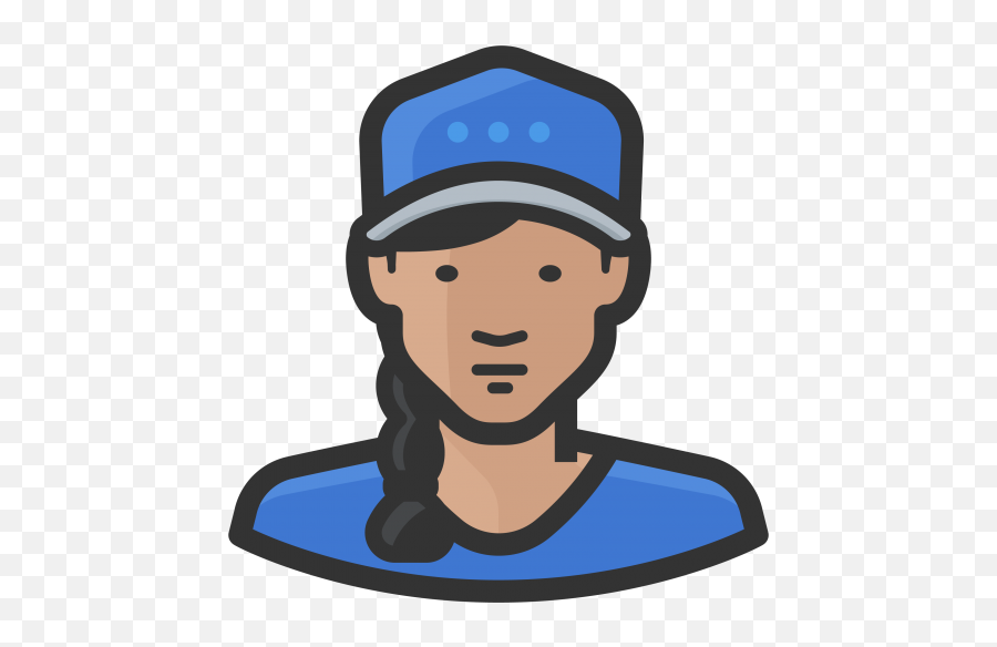 Girl In Ballcap Emoji Png Transparent Emoji - Freepngdesigncom,Cricket Emoji