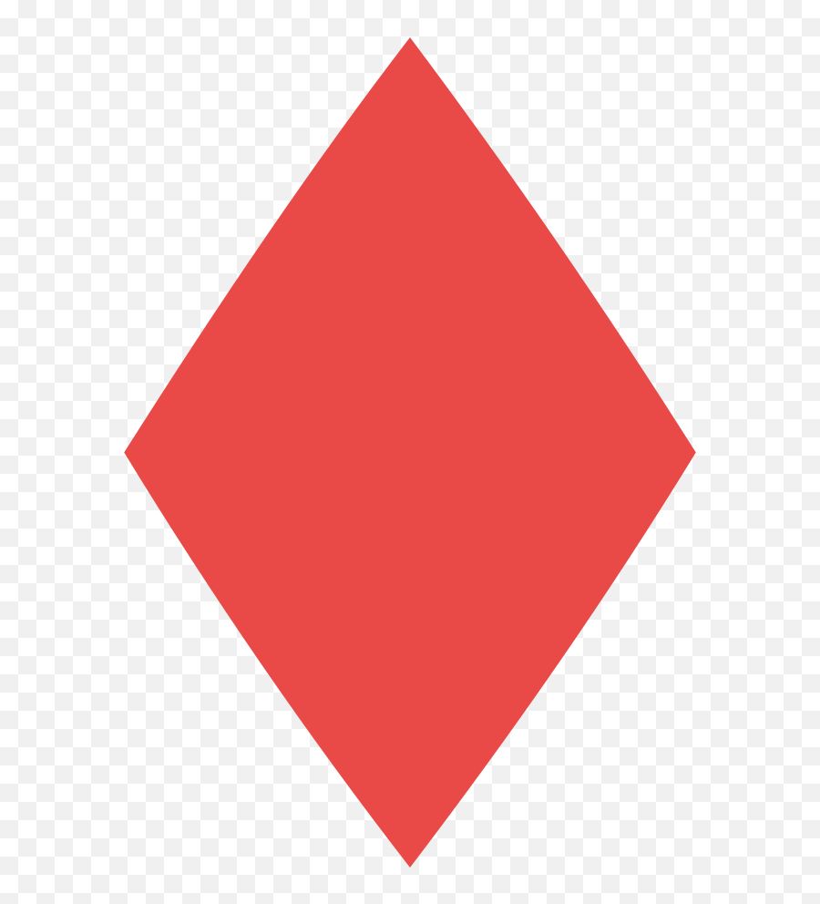 Rhombus Red Illustration In Png Svg Emoji,Diamond Emoji Face