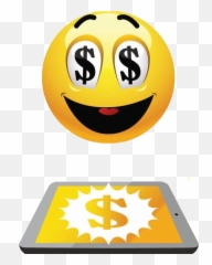 Download Hd Emoji - Dolares Emot Dollar Transparent Png Portable Network Graphics,Dollar Emoji Png