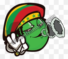 Animation Smoking Weed Png Transparent - Iphone Emoji Smoking Weed,Blunt Emoji