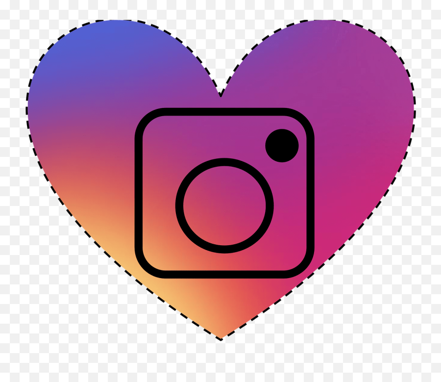 Download Instagram Heart Free Png Transparent Image And Clipart - Gold Love Symbol Png Emoji,Purple Heart Emoji Png