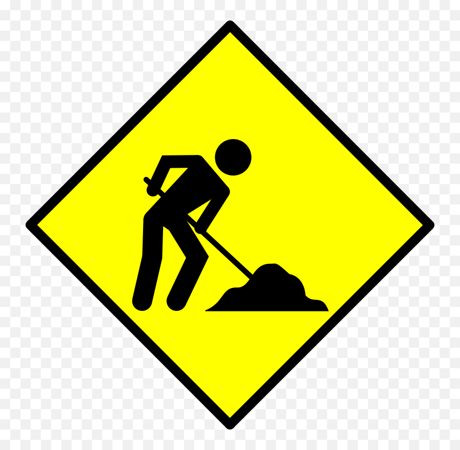 Sign Road Under - Construction Png Emoji,Black Mamba Emoji