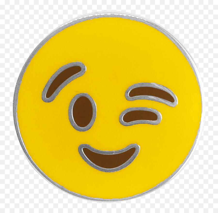 Wink Emoji Pin - Sad Face Animation Full Size Png Download Happy,Winking Face Emoji