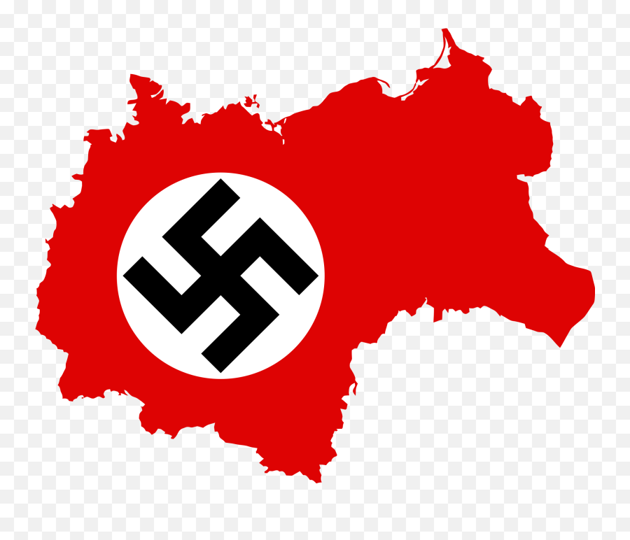 Germany Clipart Map 1933 Germany Map - Flag Map Of Nazi Germany Emoji,Nazi Flag Emoji