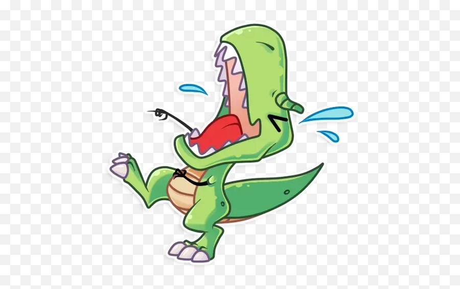 The Almost Good Dinosaur Whatsapp - Dinosaur Sticker Telegram Emoji,Dinosaur Emoticon